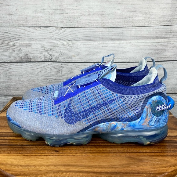 Nike Air VaporMax 2020 Flyknit Stone Blue Men’s Shoe CT1823-400 Sneaker Size 15 - Picture 1 of 12